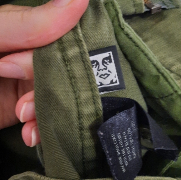 Obey Propaganda Army Green Military Jacket XS - Picture 4 of 6